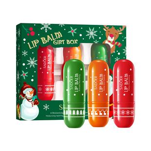 lipstick lip Christmas Box 5-piece gift圣诞唇膏护唇组合套装