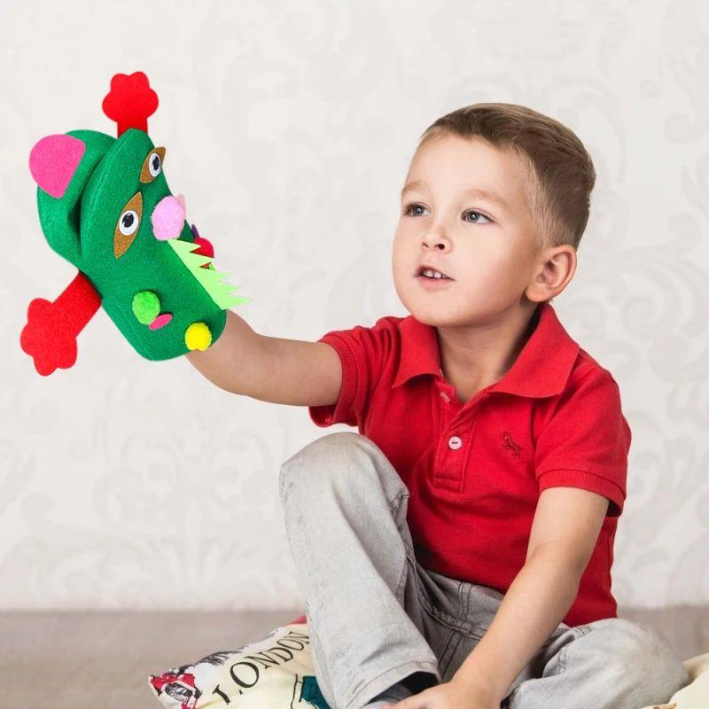 DIY Hand Puppet Making Kit Make Your Own Felt Animal Theme S