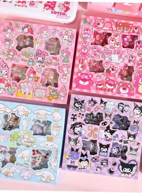 sanrio  sticker cinnamoroll kuromi stickers bear cute贴纸pvc