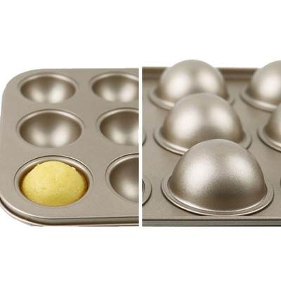 Non-stick steel shape for cupcake baking ball Bread mold模具