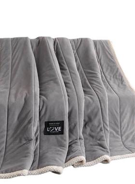 Thick Warm Winter Bed Blankets Wool Blanket Bedspread 厚毛毯