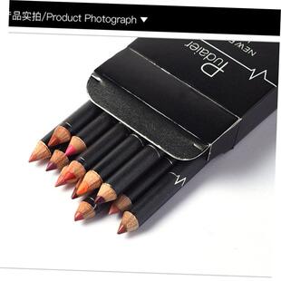 12pcs/set Matte Pencil Lip Liner Pencil Waterproof Lipliner