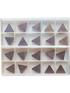 正三角面铣刀片TPKN2204PDSKR 古铜色黄色黑色不锈钢钢件涂层数控