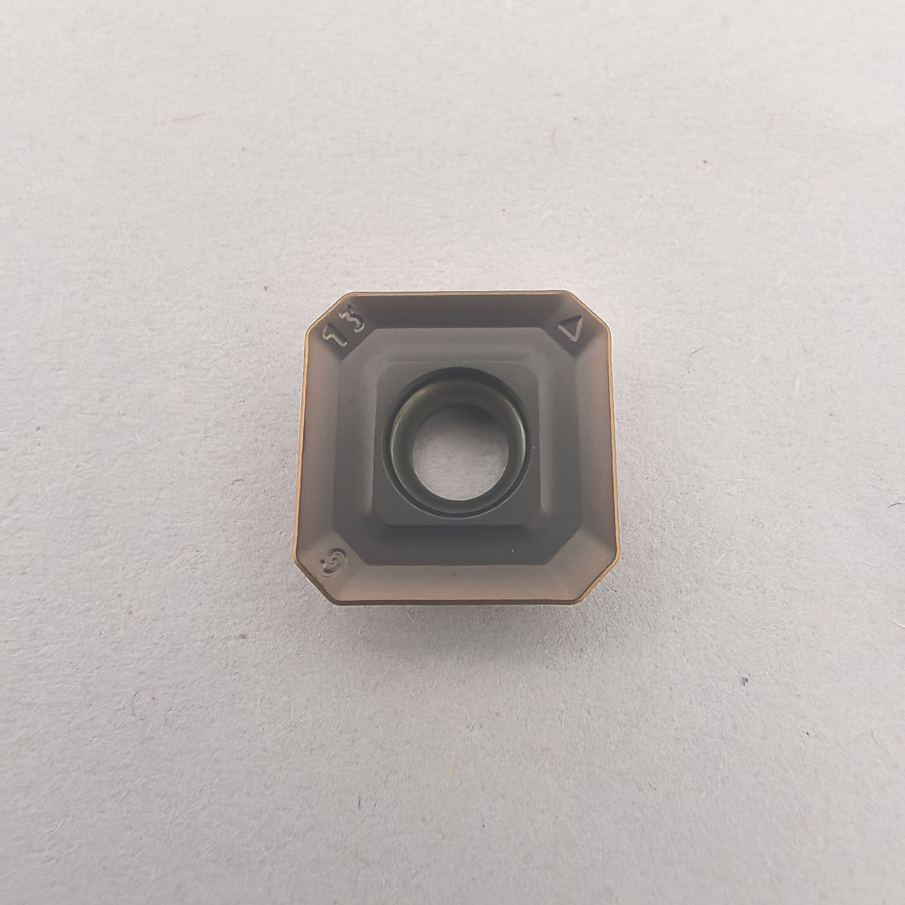代替日本住友四方型坡口机刀粒SEMT13T3AGSN-G ACP200数控铣刀片 - 实物图