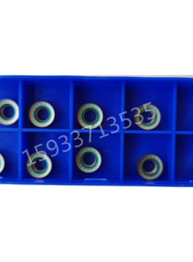 株洲淬火钢硬钢专用R5加厚带槽RPMT10T3MO 蓝色数控铣刀片