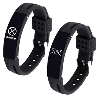 X战警周边手环手链 X-MAN动漫周边手环手链手饰 动漫韩版硅胶手环