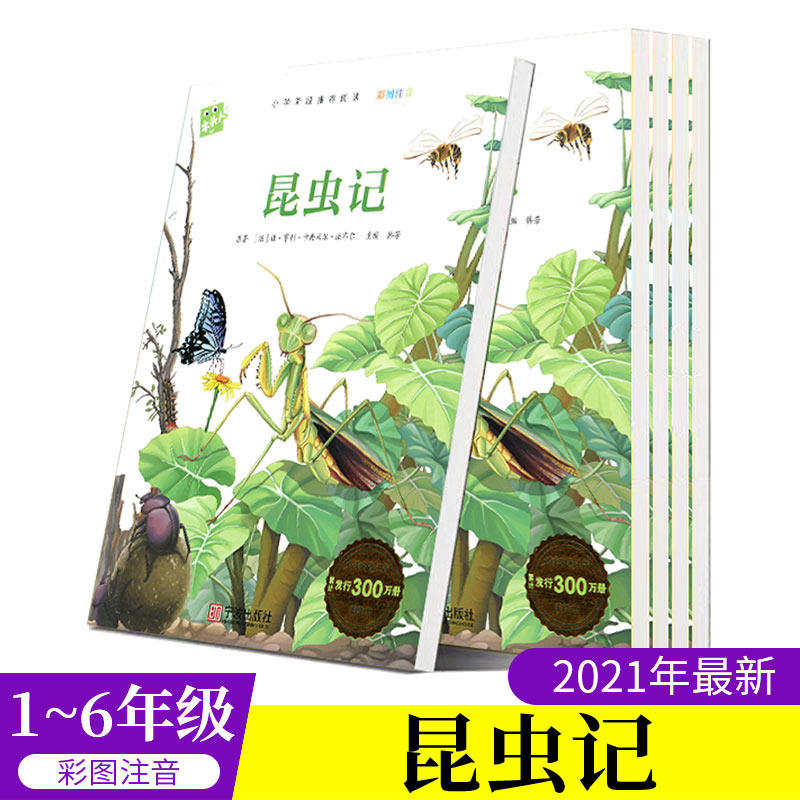 木头人昆虫记必读名著注音美绘本小学阶段推荐阅读彩图注音宁波出版社