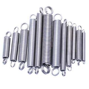 线径0.3-0.4-0.5拉簧304不锈钢拉伸弹簧 L型拉簧双圈拉力簧闭口环