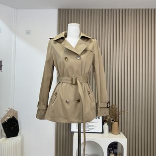 高级感气质廓形收腰休闲外套女 风衣秋季 车迟恩Chien 复古立领短款