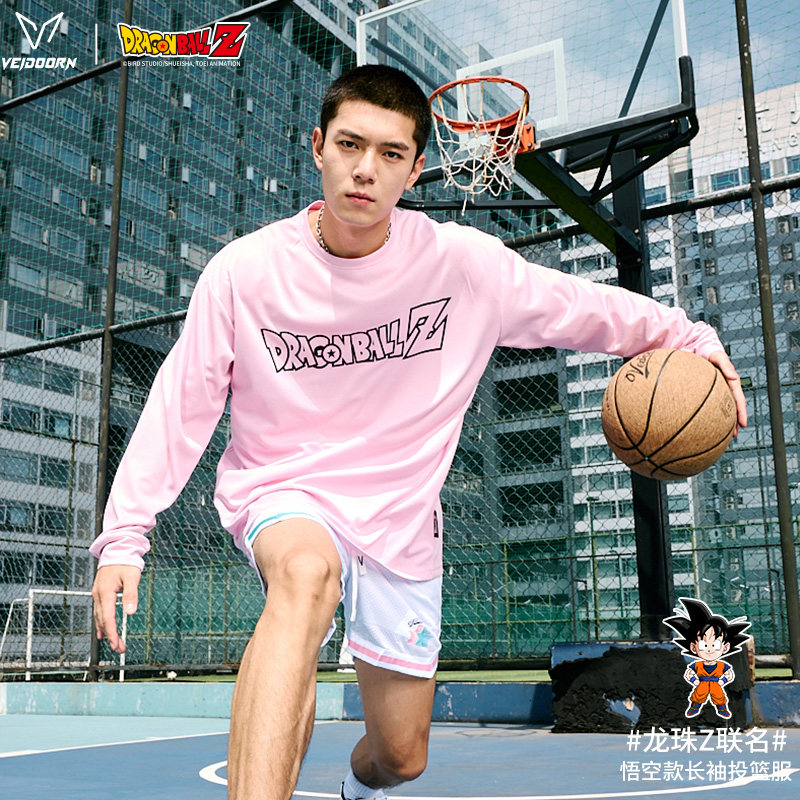 维动龙珠Z联名款长袖投篮服T恤男美式篮球训练服运动跑步透气上衣,运动服/休闲服装,运动T恤,淘宝优惠券,粉丝福利购,淘宝优惠卷