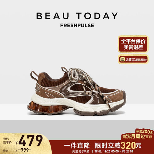 BeauToday厚底老爹鞋运动鞋