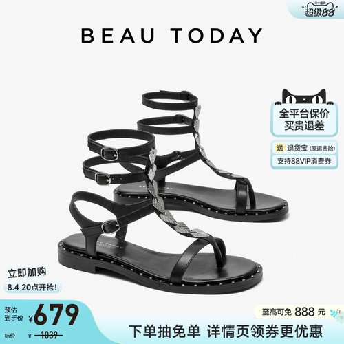 罗马凉鞋外穿夹趾凉鞋