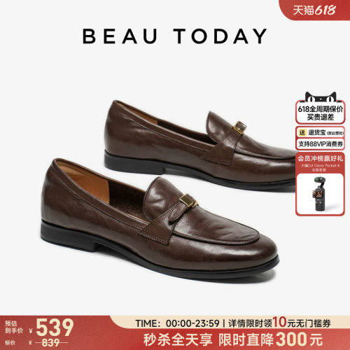 BeauToday乐福鞋英伦风小皮鞋