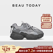 女款 增高鞋 春季 BeauToday厚底老爹鞋 BT轻便运动鞋 透气休闲鞋 跑鞋