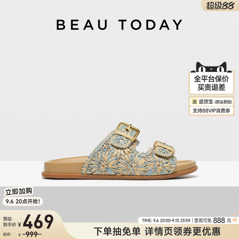 BeauToday拖鞋休闲时尚图片