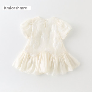 夏季女童连衣裙洋气女宝宝公主裙子周岁礼服夏装婴幼儿小短裙夏天