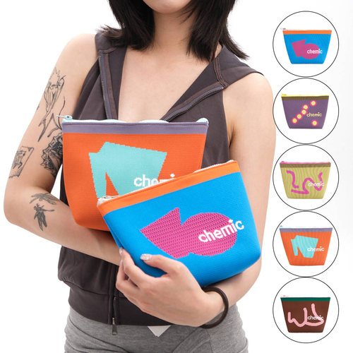 Chemic 2026年新款 The Doodle色块收纳化妆包撞色收纳包