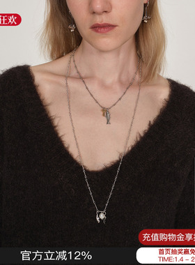 DACCORD奇趣蘑菇鱼项链锁骨链