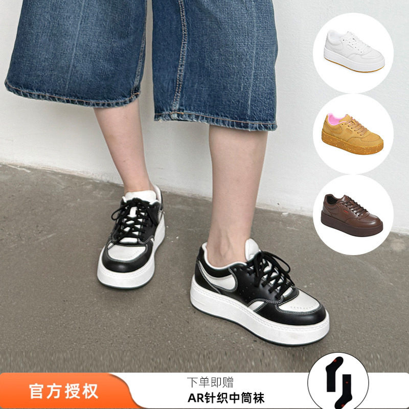 unfolio厚底增高休闲鞋