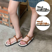 2025新款 小众经典 百搭皮革束带勃肯凉鞋 unfolio 平底凉鞋 M星店