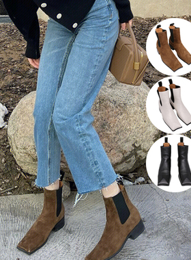 售罄不补 现货AFFLATUS3手工西班牙方头短靴皮鞋百搭M星店