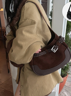 cotemp 26新款慕萨麂皮hobo大包大容量通勤单肩包斜挎包百搭