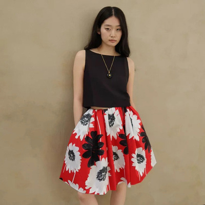 Kalo凯洛灯笼廓形半身裙