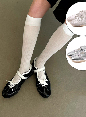 EMPTY BEHAVIOR25新款镂空蝴蝶结玛丽珍芭蕾鞋平底休闲鞋