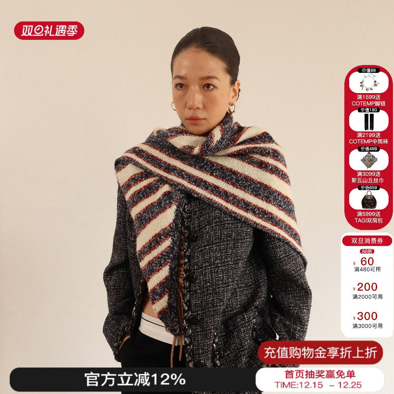 sesaar赛萨羊毛三角巾25新款