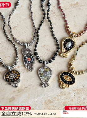 Epissage 26新款Barakah Eye Necklace 守护之眼项链多色锁骨链
