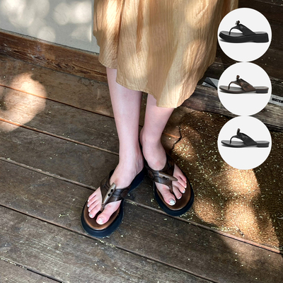 cotemp牛角扣人字拖分趾凉拖鞋