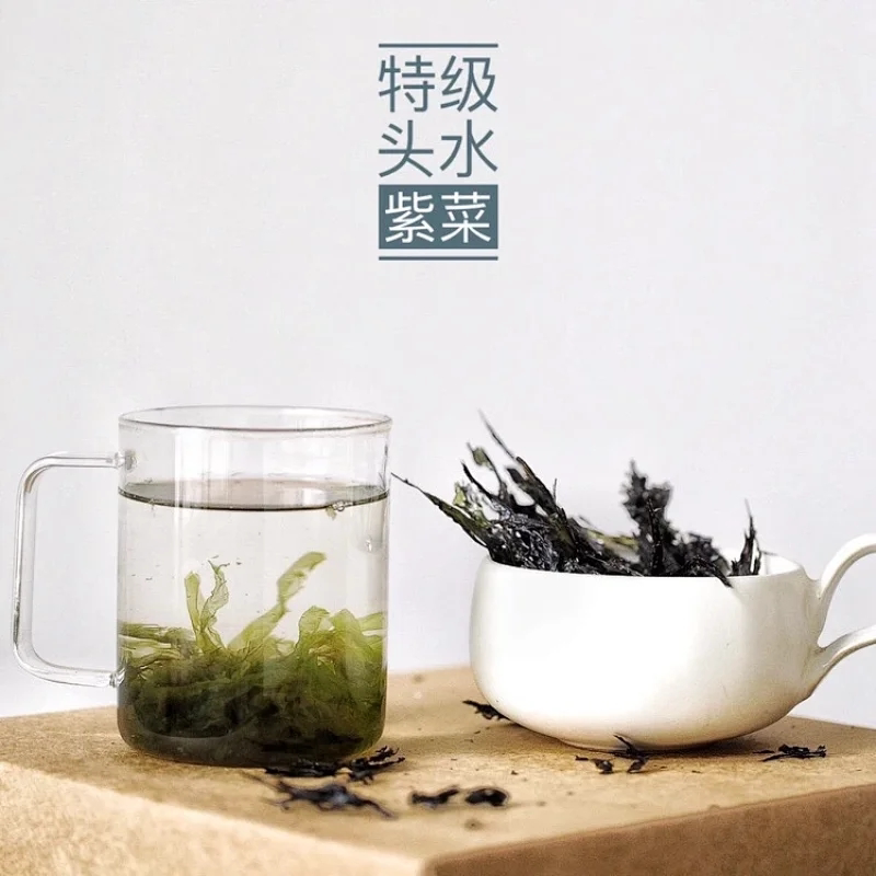 新有机头茬水紫菜霞浦原产，鲜味特色干货及养生干料