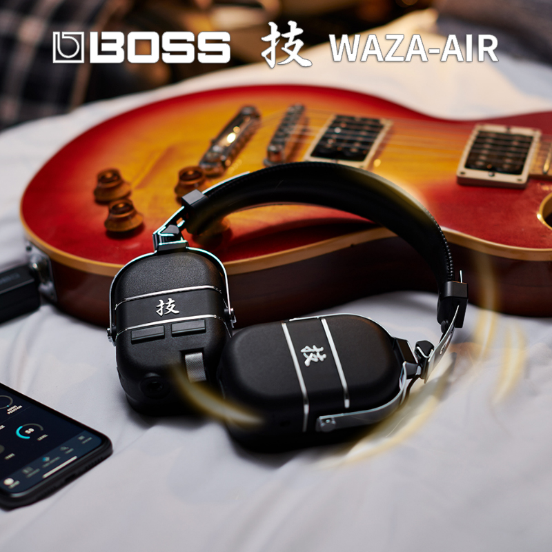 BOSS WAZA-AIR 吉他贝斯音箱模拟2.4G无线蓝牙监听耳机支持APP