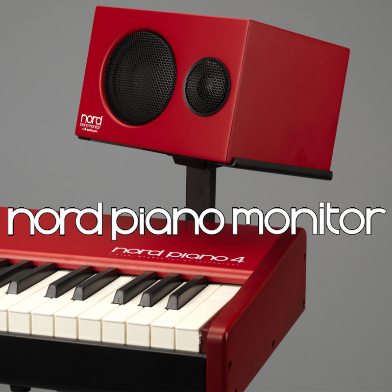 Nord诺斯得Piano Monitor为nord键盘声音动态音乐录音监听音箱