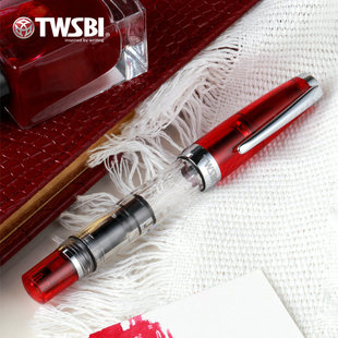 TWSBI三文堂 钻石580mini【全红星星限量版】短杆活塞钢笔 迷你便携设计 教师节/毕业纪念高档礼物