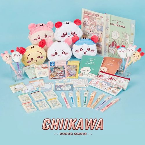 CHIIKAWA吉伊卡哇×sunstar太阳星漫画主题手账贴纸手账文具合集