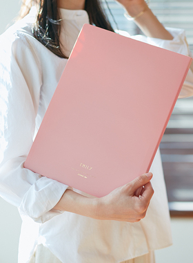 锦宫乐谱夹册资料册莫兰迪色文件夹插页袋可翻页多层学生用办公试卷夹资料收纳袋钢琴乐谱夹A4