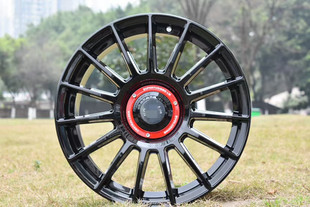 18寸OZ轮毂/适用于奔驰C级A级E级 CLA大众高尔夫CC 途观A3A4A5A6