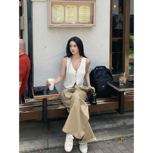 白色短款 2025ss 针织背心 夏日海盐 GYOKUU