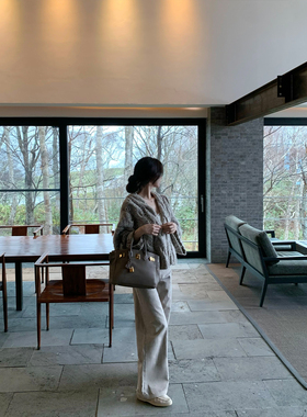 GYOKUU 【百搭天花板】2025aw 灰咖色牛仔直筒长裤