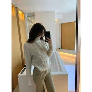 GYOKUU【100羊毛面料党】2026ss 100%羊毛麻花纹理毛衣