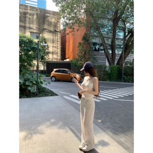 白色全亚麻直筒长裤 2026ss 高智冷感 GYOKUU