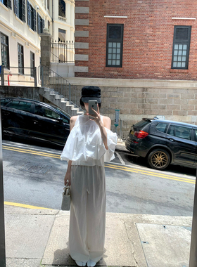 GYOKUU 【轻氧小白花】2025ss 白色花苞无袖上衣