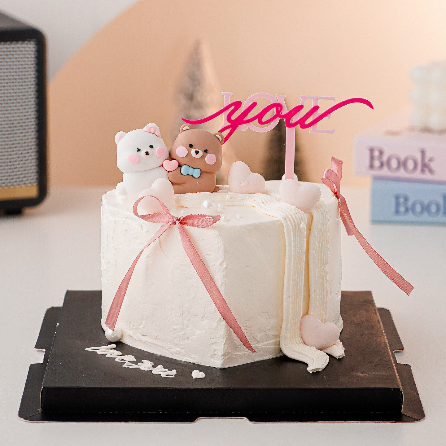 2.14情人节love you亚克力蛋糕装饰插件立体软胶情侣小熊甜品摆件,节庆用品/礼品,节日装扮用品,淘宝优惠券,粉丝福利购,淘宝优惠卷
