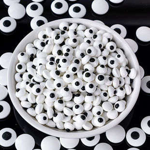 万圣节搞怪眼珠糖眼睛糖果蛋糕装饰糖珠500g烘焙大小摆件糖豆装扮