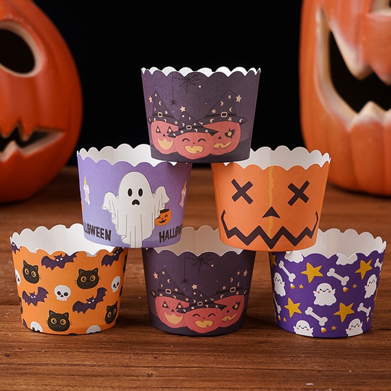 万圣节纸杯蛋糕装饰马芬杯装扮