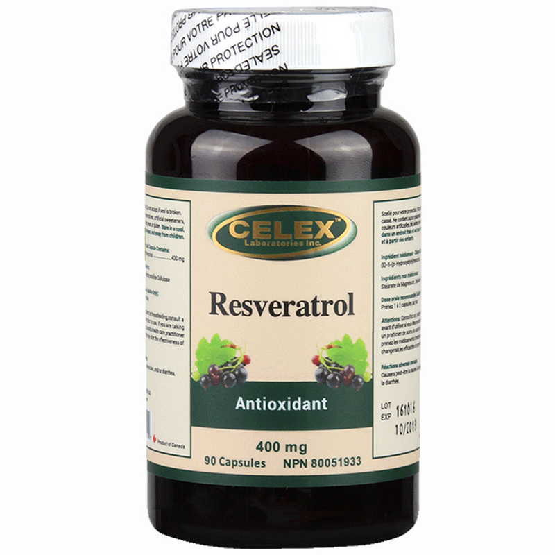 CELEX 白藜芦醇胶囊400mg 90粒