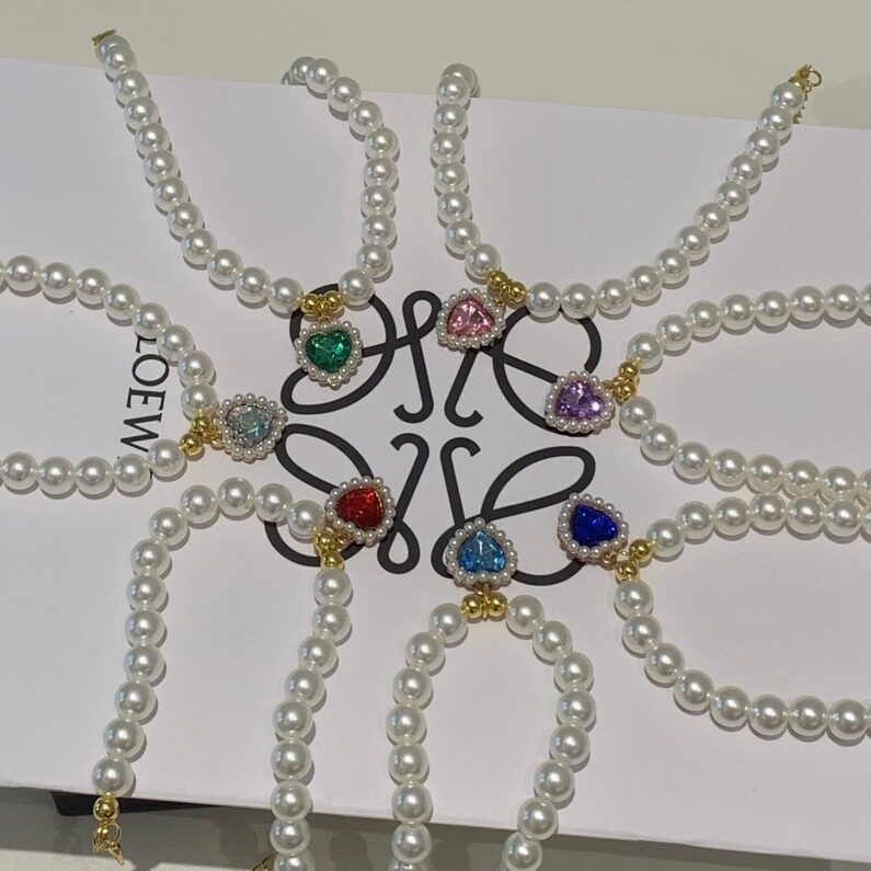 亚马逊爆款宠物蝴蝶结珍珠项链铃铛项圈猫咪饰品泰迪中小型狗颈圈