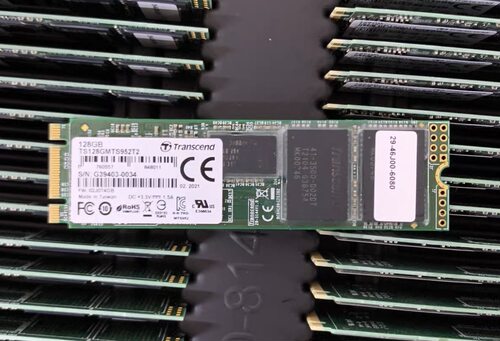 Transcend创见128G M.2 2280 SATA NGFF笔记本台式机固态硬盘
