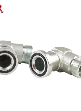 1CFL9法兰接头90°弯公制螺纹卡套式/轻系列法兰ISO6162-1 1DFL9